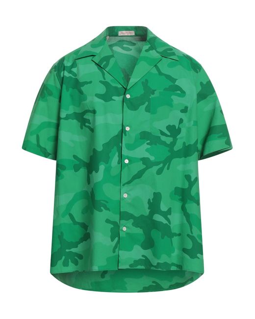 Camisa Valentino Garavani de hombre de color Green