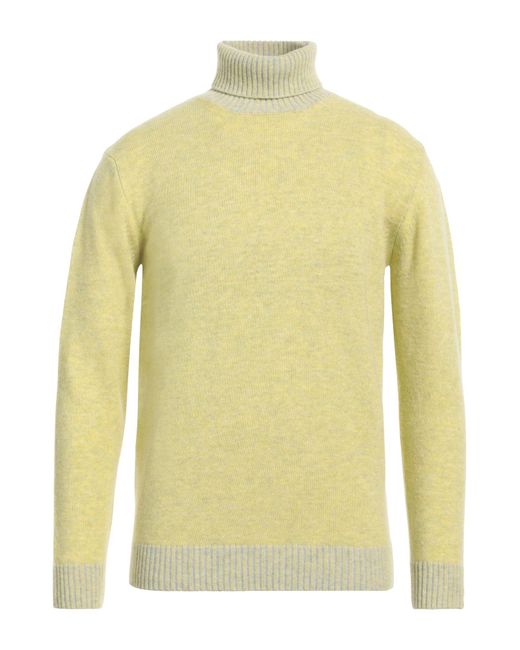 Cashmere Company Yellow Turtleneck for men