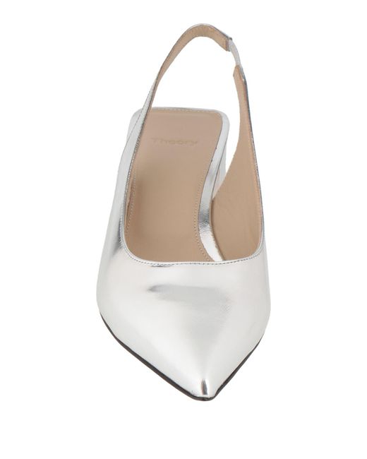 Theory White Pumps