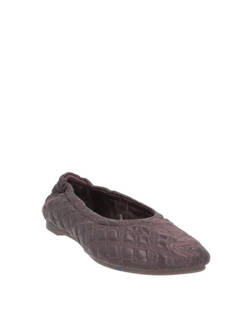 Burberry Brown Ballet Flats Leather