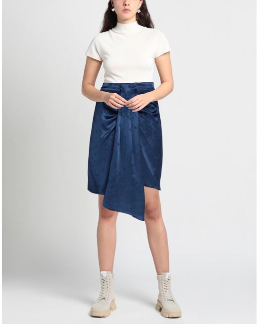 Sabina Musayev Blue Mini Skirt