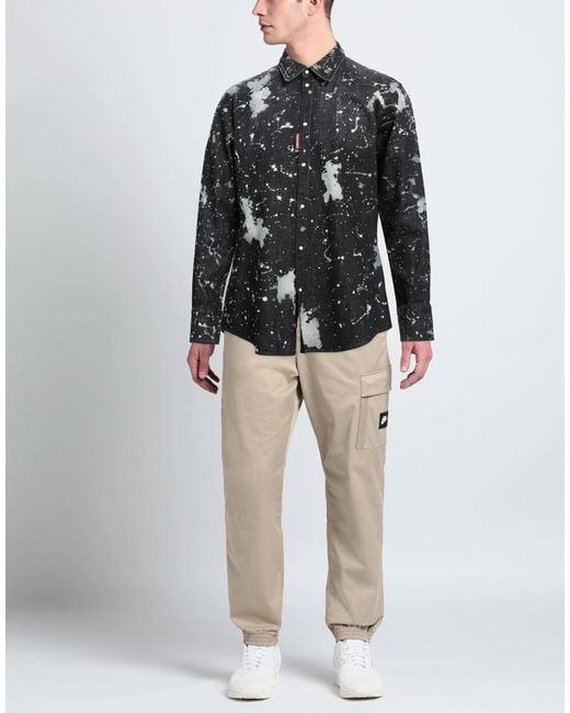DSquared² Black Denim Shirt for men