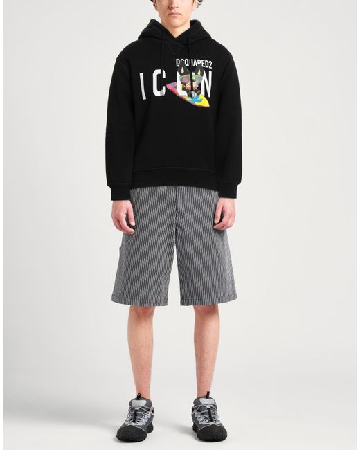 DSquared² Black Sweatshirt for men