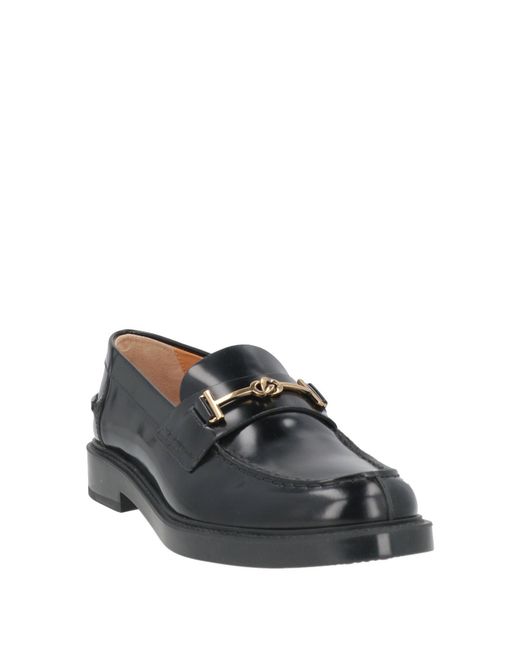 Tod's Gray Loafers Calfskin