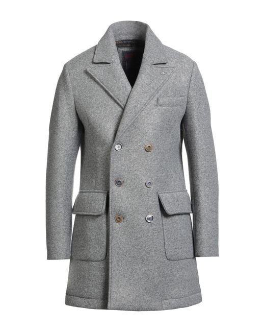 Bob Gray Coat Polyester, Acetate, Virgin Wool, Elastane for men