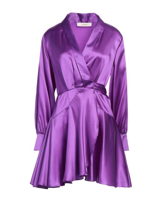 Jucca Purple Mini Dress