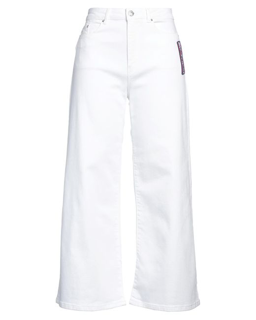 Karl Lagerfeld White Denim Trousers