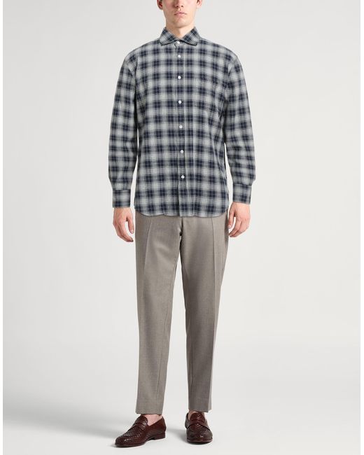 Hartford Blue Midnight Shirt Cotton for men