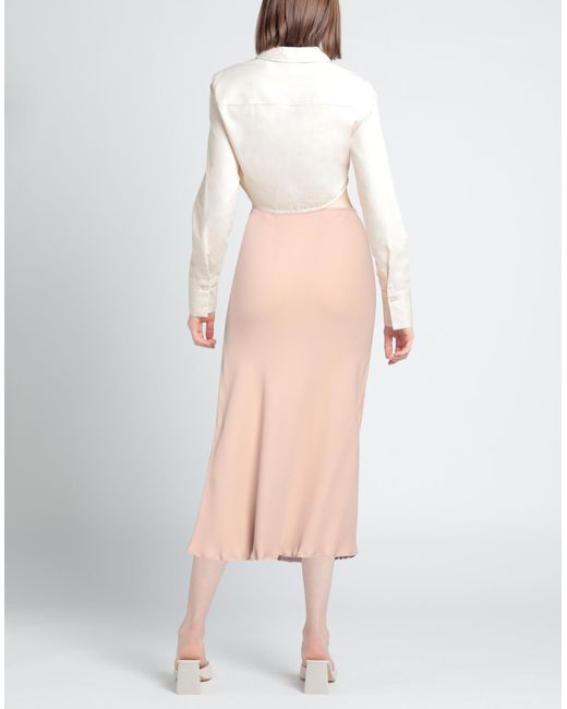 N°21 Pink Midi Skirt