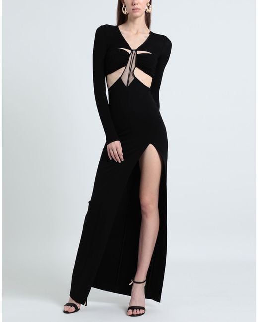 Nensi Dojaka Black Maxi Dress
