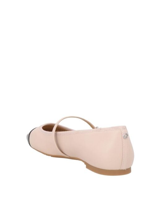 MICHAEL Michael Kors Pink Ballet Flats Ovine Leather
