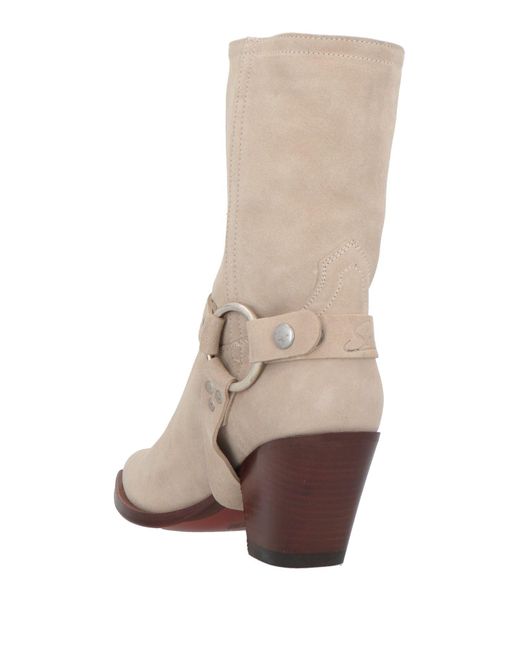 Botines de caña alta Sonora Boots de color Natural