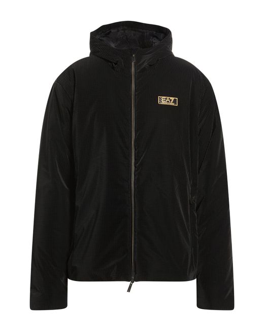 EA7 Black Jackets for men