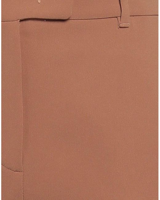 Max Mara Brown Camel Pants Triacetate, Polyester