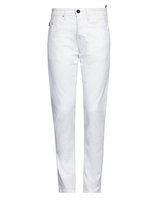 Tramarossa White Jeans Cotton, Elastane for men