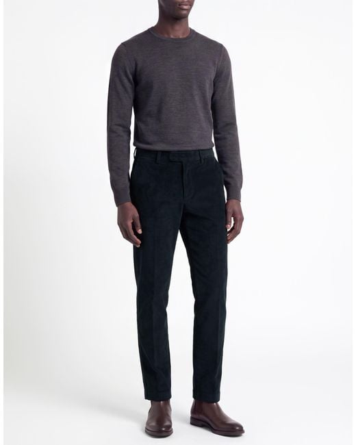 PT Torino Blue Pants Cotton, Lyocell, Elastane for men