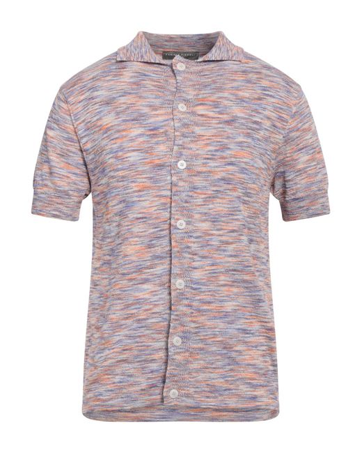 Daniele Fiesoli Pink Shirt Cotton, Polyamide for men