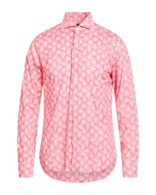 Fedeli Pink Shirt for men
