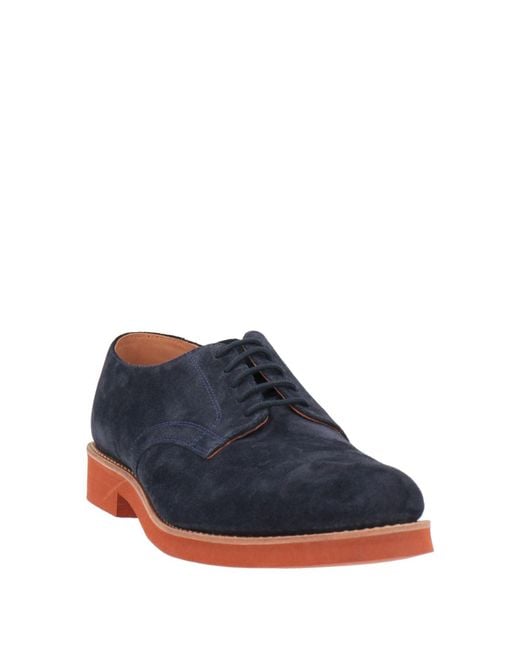 G.H.BASS Blue Lace-Up Shoes for men
