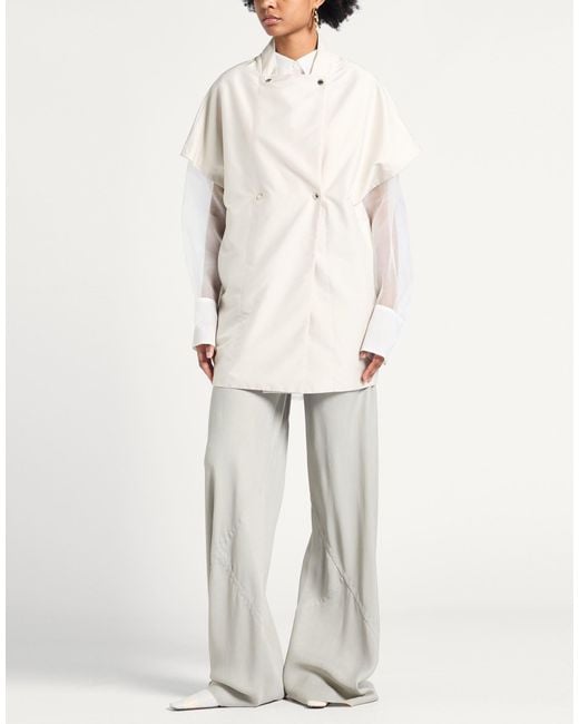 Moorer Natural Overcoat & Trench Coat Polyester