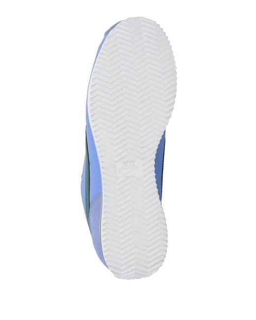 Nike Blue Sneakers Textile Fibers, Leather for men