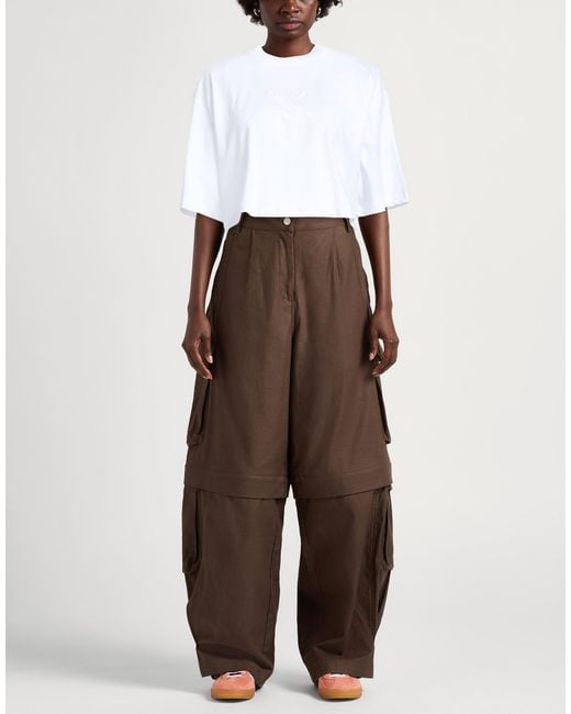 Pinko White T-Shirt Cotton, Polyester