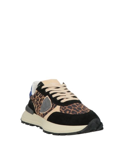 Philippe Model Black Sneakers Leather