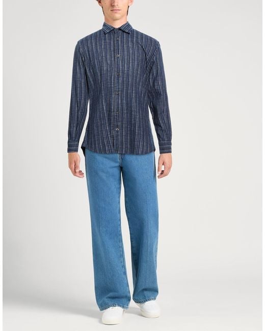 Glanshirt Blue By Slowear Shirt Cotton for men