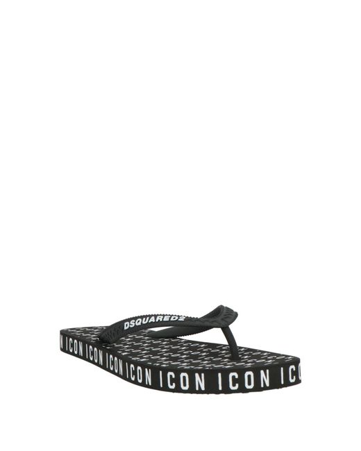 DSquared² White Thong Sandals for men
