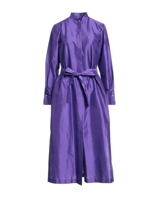 Max Mara Purple Midi-Kleid