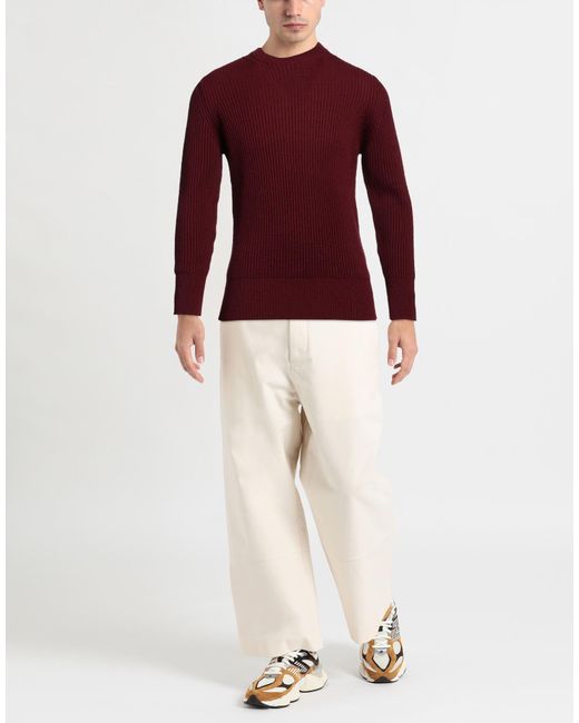 Cruna Red Sweater Wool, Acetate for men