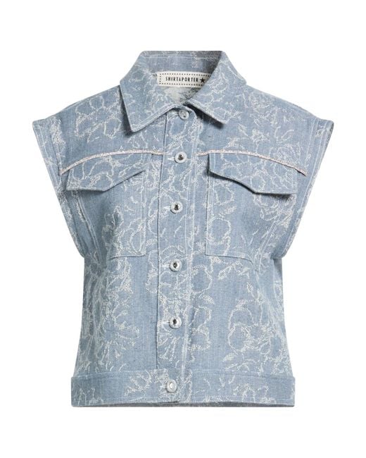 Shirtaporter Blue Denim Outerwear