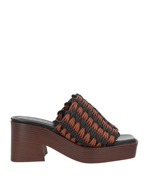 Tod's Brown Mules & Clogs