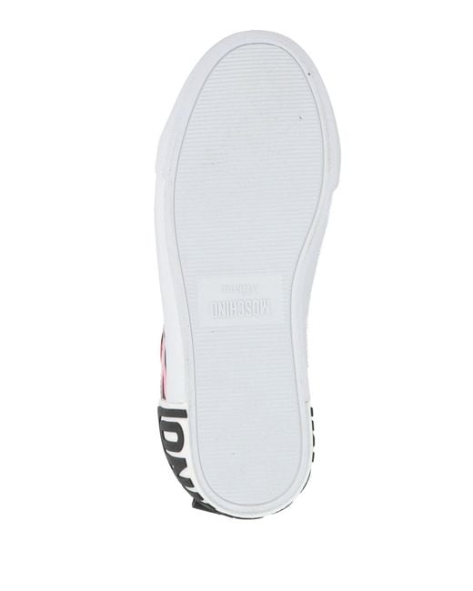 Moschino Pink Sneakers Nylon