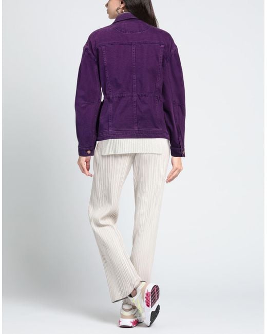 Ulla Johnson Purple Denim Outerwear