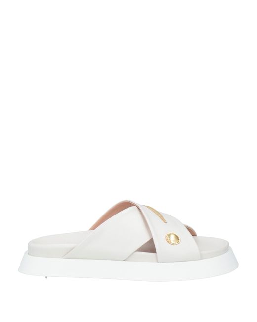 Moschino White Sandals