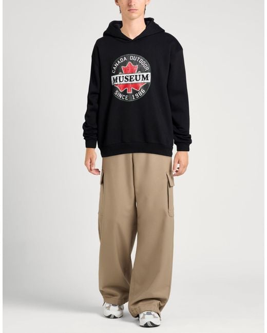 Museum Black Sweatshirt for men