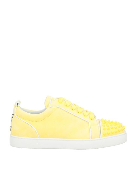 Christian Louboutin Yellow Trainers for men
