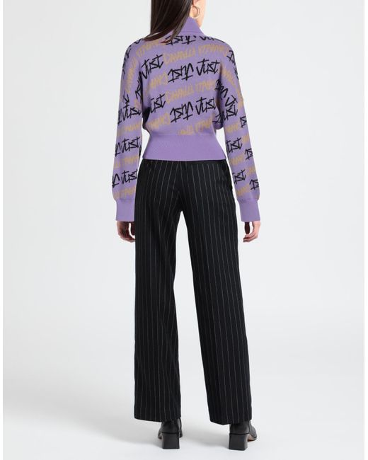 Just Cavalli Blue Rollkragenpullover