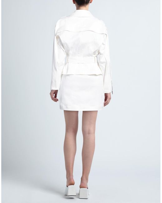 Alexandre Vauthier White Mini Dress
