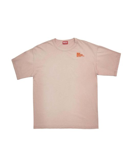 Camiseta DIESEL de hombre de color Pink