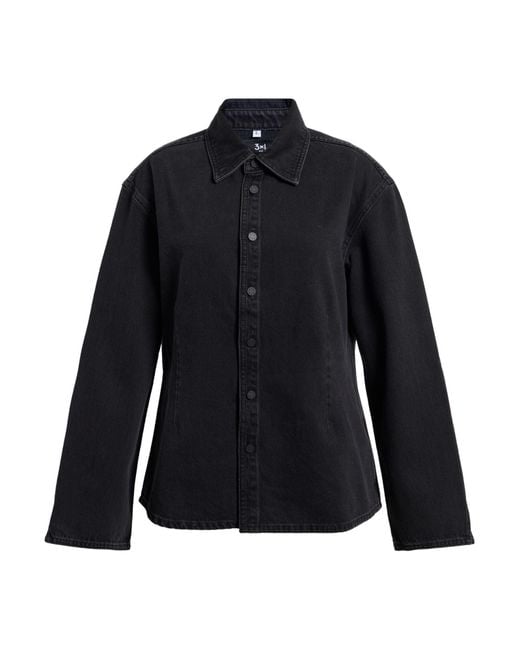 3x1 Blue Denim Shirt Cotton, Recycled Cotton