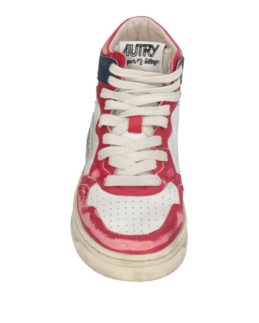 Autry Pink Sneakers Leather