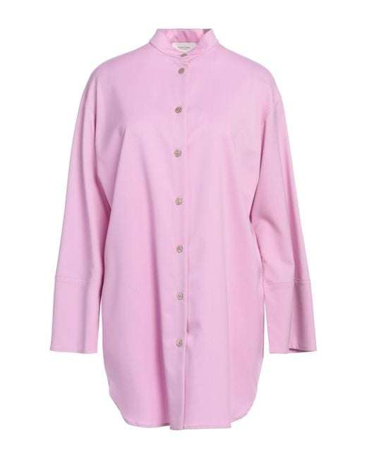 Agnona Pink Shirt Wool