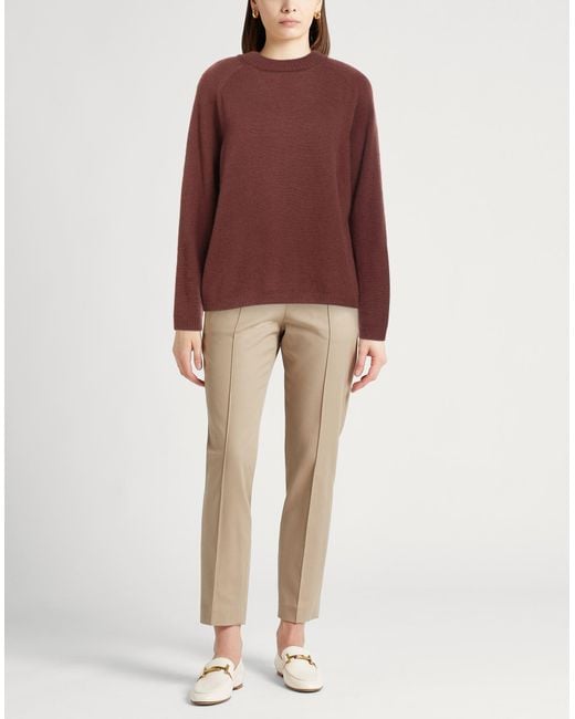 Alysi Brown Sweater Merino Wool, Cashmere