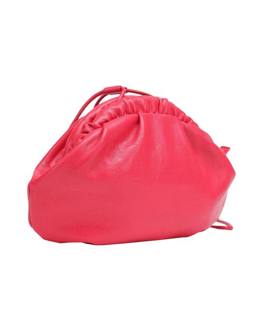 Furla Red Essential S Clutch -- Handbag Sheepskin