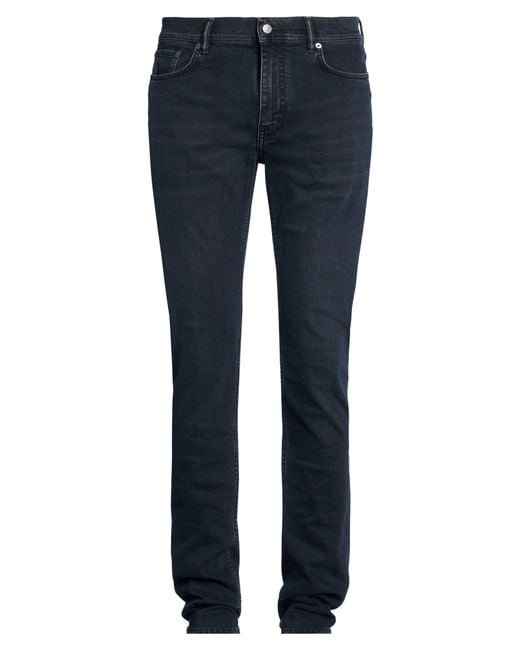 Acne Blue Jeans Cotton, Polyester, Elastane for men