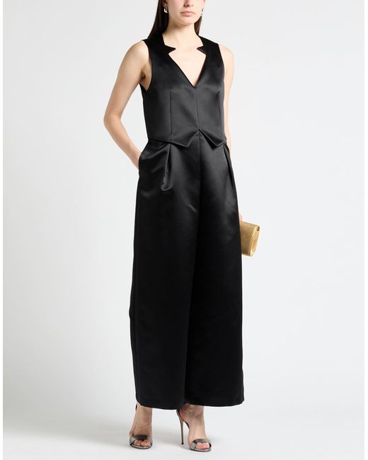 Noir Kei Ninomiya Black Jumpsuit Polyester