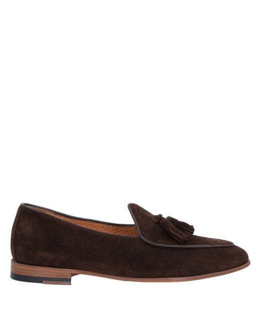 BERWICK  1707 Brown Dark Loafers Soft Leather for men