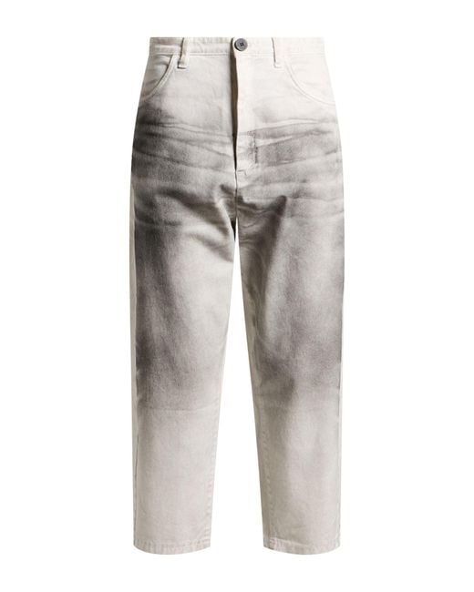 Nostrasantissima Gray Pants Cotton, Elastane